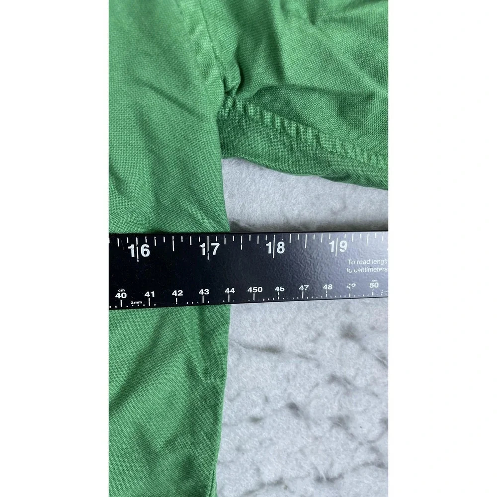 Ralph Lauren Shirt Boys Medium 10-12 Green Button Down Long Sleeve Big Pony Logo